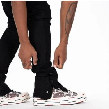 Pheelings "Emotionally Driven" Flare Stack Denim (Jet Black) - Image 6
