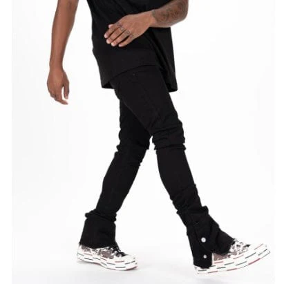 Pheelings "Emotionally Driven" Flare Stack Denim (Jet Black) - Image 8