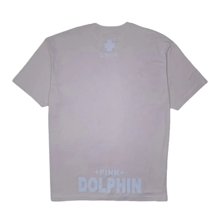 Pink Dolphin T-Shirt (Grey) - 7899 - Image 2