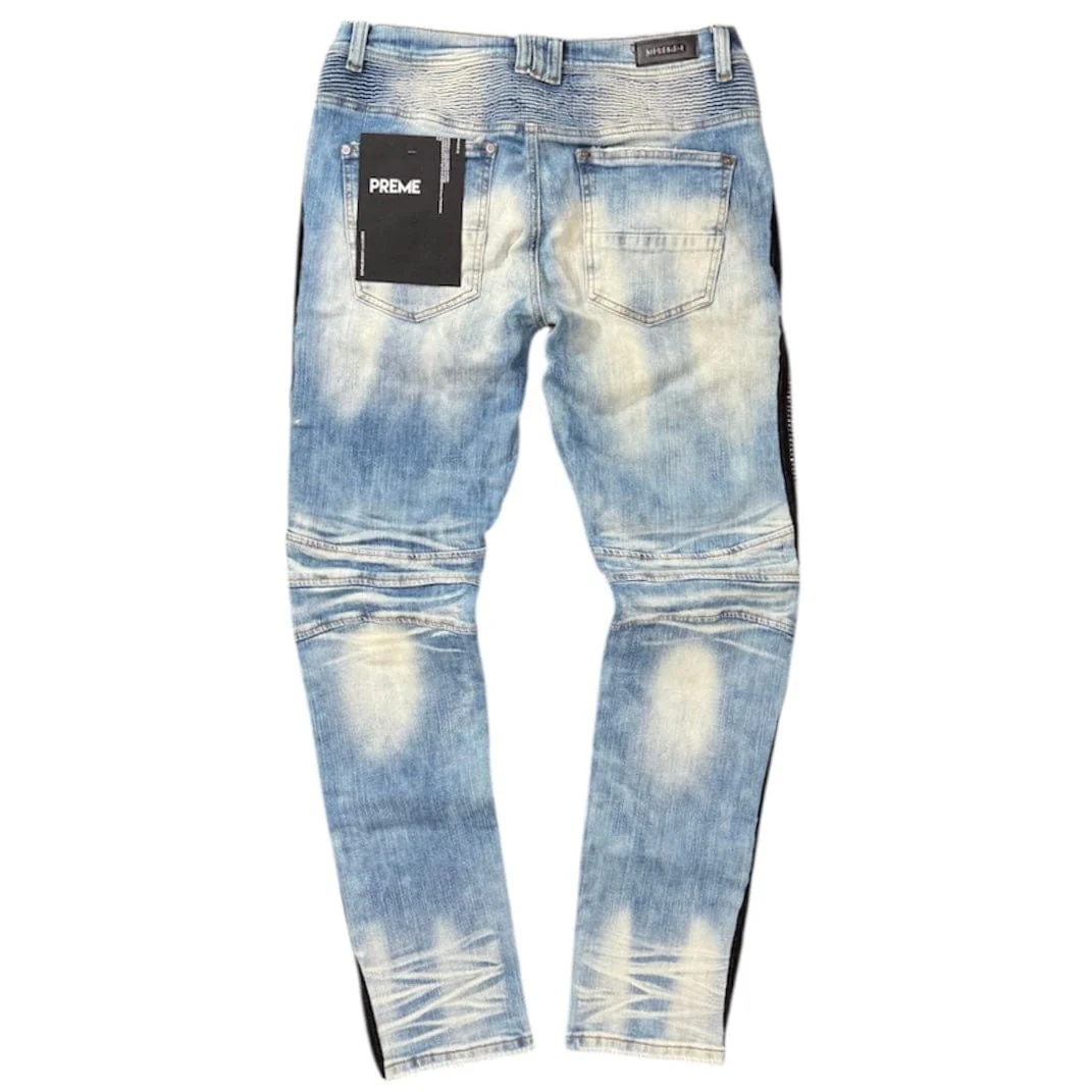Preme Moto Stoned Jean (Indigo) PR-WB-457 - Image 2