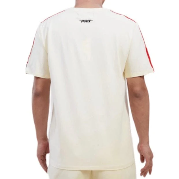Pro Standard Chicago Bulls Retro Classic Striped Tee (Eggshell/Black) BCB156010 - Image 4