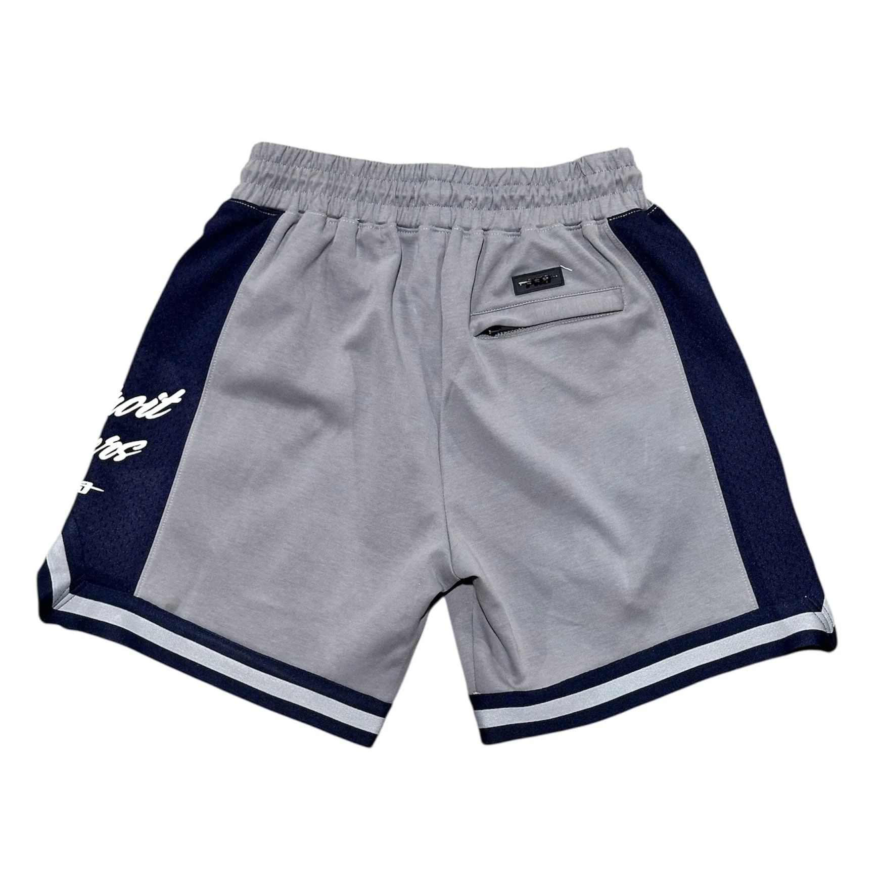 Pro Standard Detroit Fast lane Shorts(Grey/Navy) - Image 2
