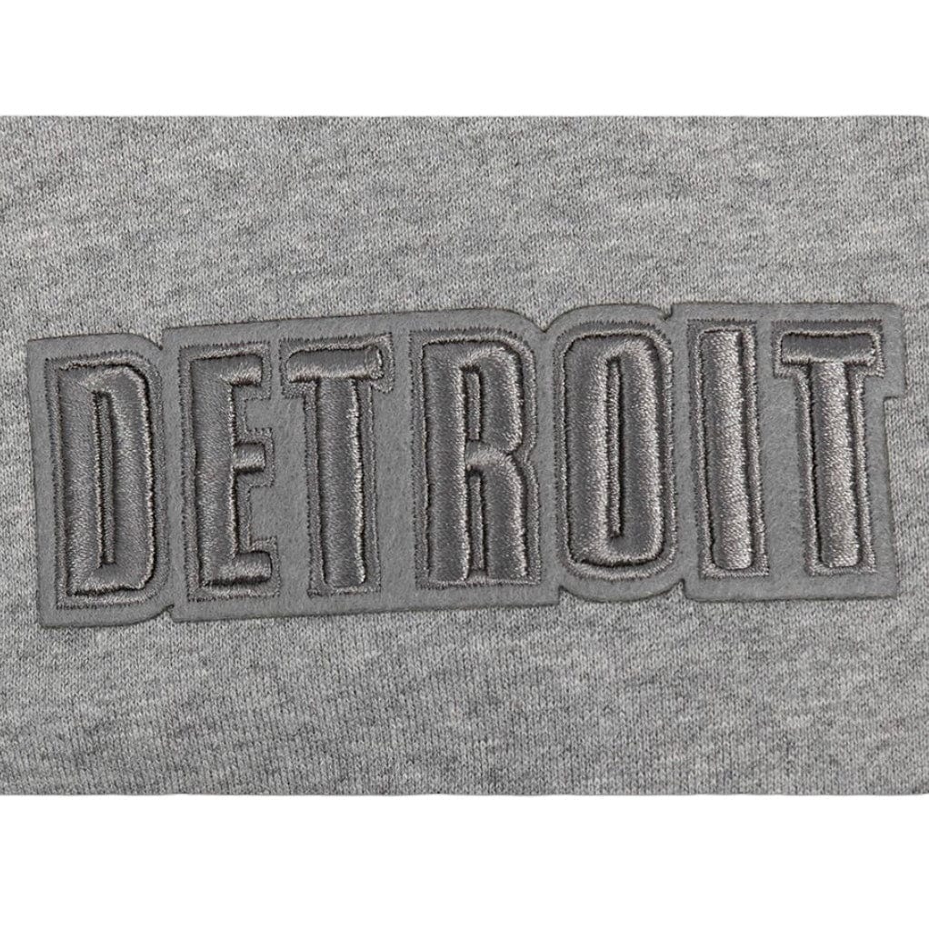 Pro Standard Detroit Lions Drop Shoulder Flc PO Hoodie (Dark Heather Grey) - Image 6