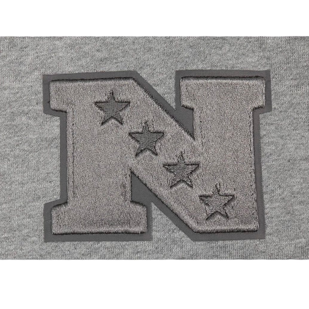 Pro Standard Detroit Lions Drop Shoulder Flc PO Hoodie (Dark Heather Grey) - Image 7