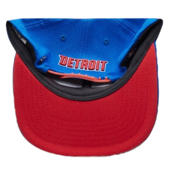 Pro Standard Detroit Pistons Mashup Wool Snapback (Royal Blue) - Image 6