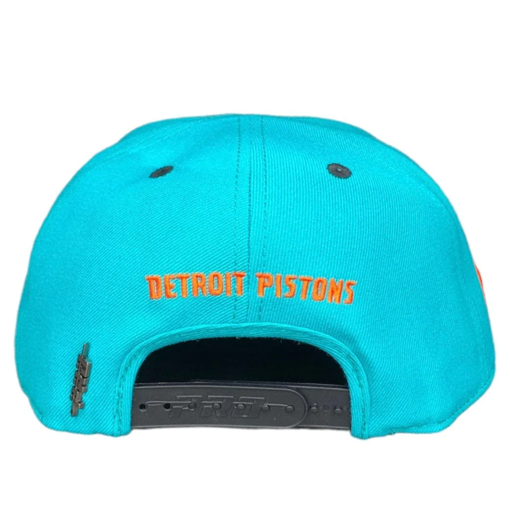 Pro Standard Detroit Pistons Team Flips Snapback (Teal/Black) BDP7514531-TBK - Image 3