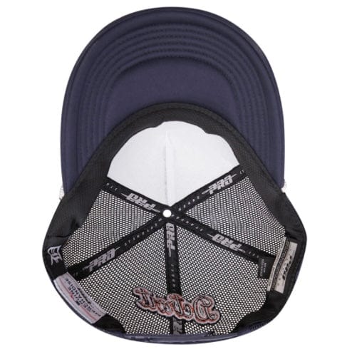 Pro Standard Detroit Tigers 2 Tone Wordmark Foam Front Trucker (Midnight Blue) - Image 7