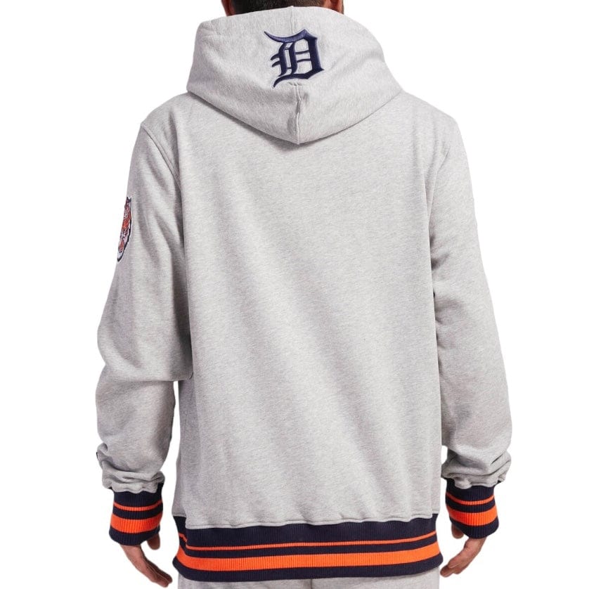 Pro Standard Detroit Tigers Brushed Back French Terry Hoodie (Heather Grey) - Image 4