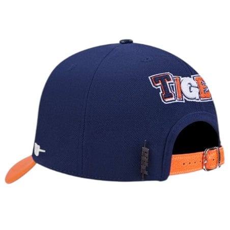 Pro Standard Detroit Tigers City Ransom Leather Pinch Front Strapback (Navy) - Image 3
