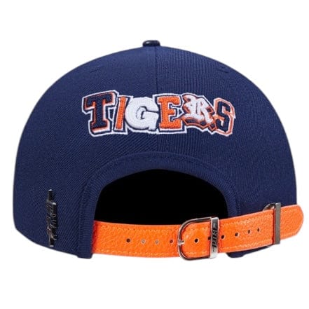 Pro Standard Detroit Tigers City Ransom Leather Pinch Front Strapback (Navy) - Image 4