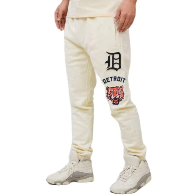 Pro Standard Detroit Tigers Retro Classic Sweatpant (Eggshell/Midnight Navy) - Image 3