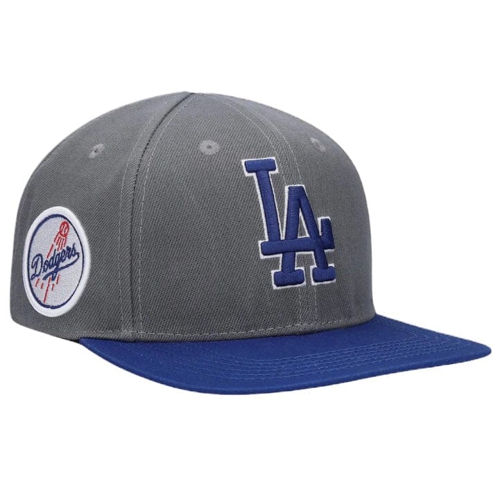 Pro Standard Los Angeles Dodgers Logo Snapback (Gray/Navy) - Image 2