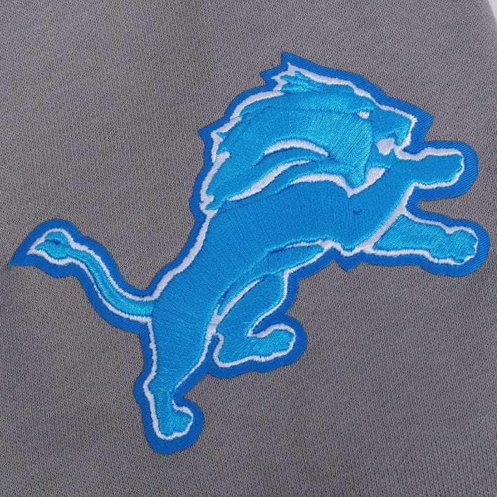Pro Standard NFL Detroit Lions Souvenir Fleece Pullover Hoodie (Gray) - Image 6