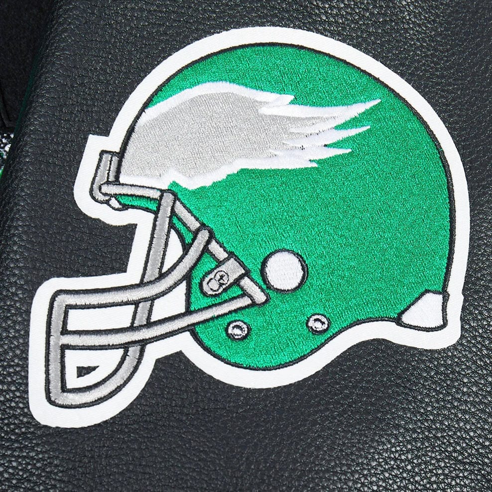 Pro Standard NFL Philly Eagles Best Of Men's Varsity Jacket (Black/Green) - Image 7