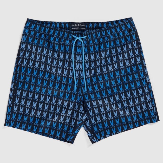 Psycho Bunny Barker All Over Print Swim Trunk (Navy) B6W151Y1PO - Image 5