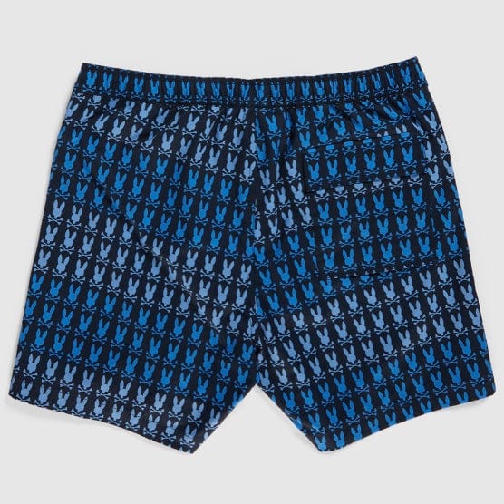 Psycho Bunny Barker All Over Print Swim Trunk (Navy) B6W151Y1PO - Image 6