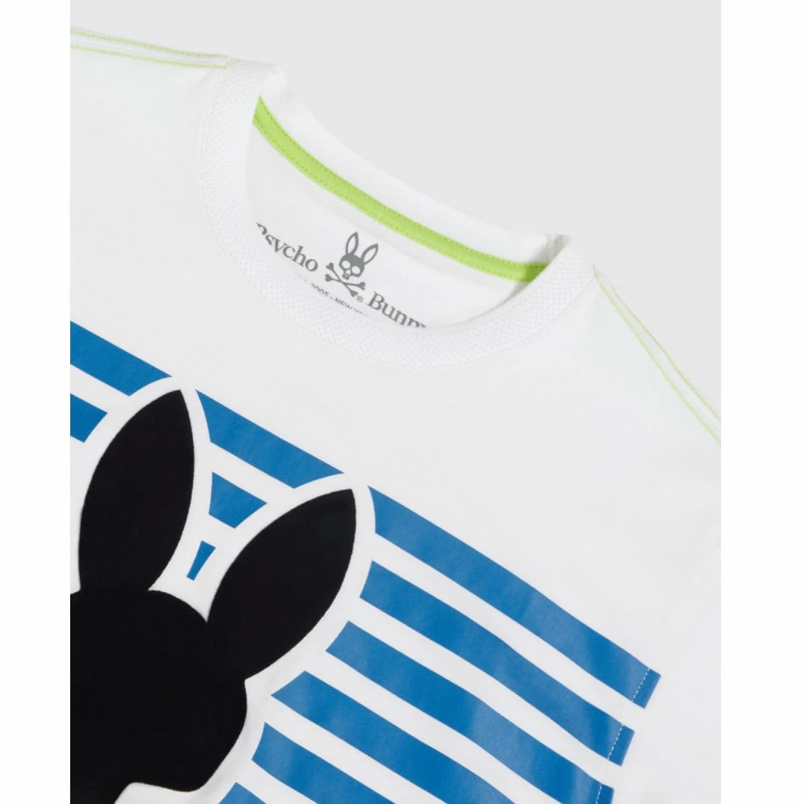 Psycho Bunny Cullman Graphic Tee (White) B6U200N1PC - Image 6