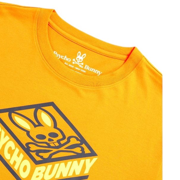 Psycho Bunny Glasson Graphic Tee (Tangelo) B6U207Q1PC - Image 2