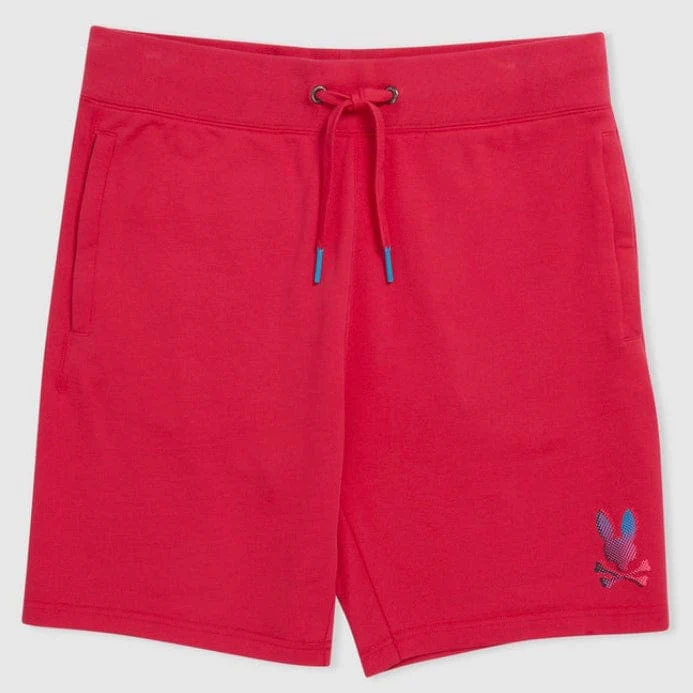 Psycho Bunny Hindes Sweat Shorts (Bright Fuschia) B6R416T1FT - Image 5
