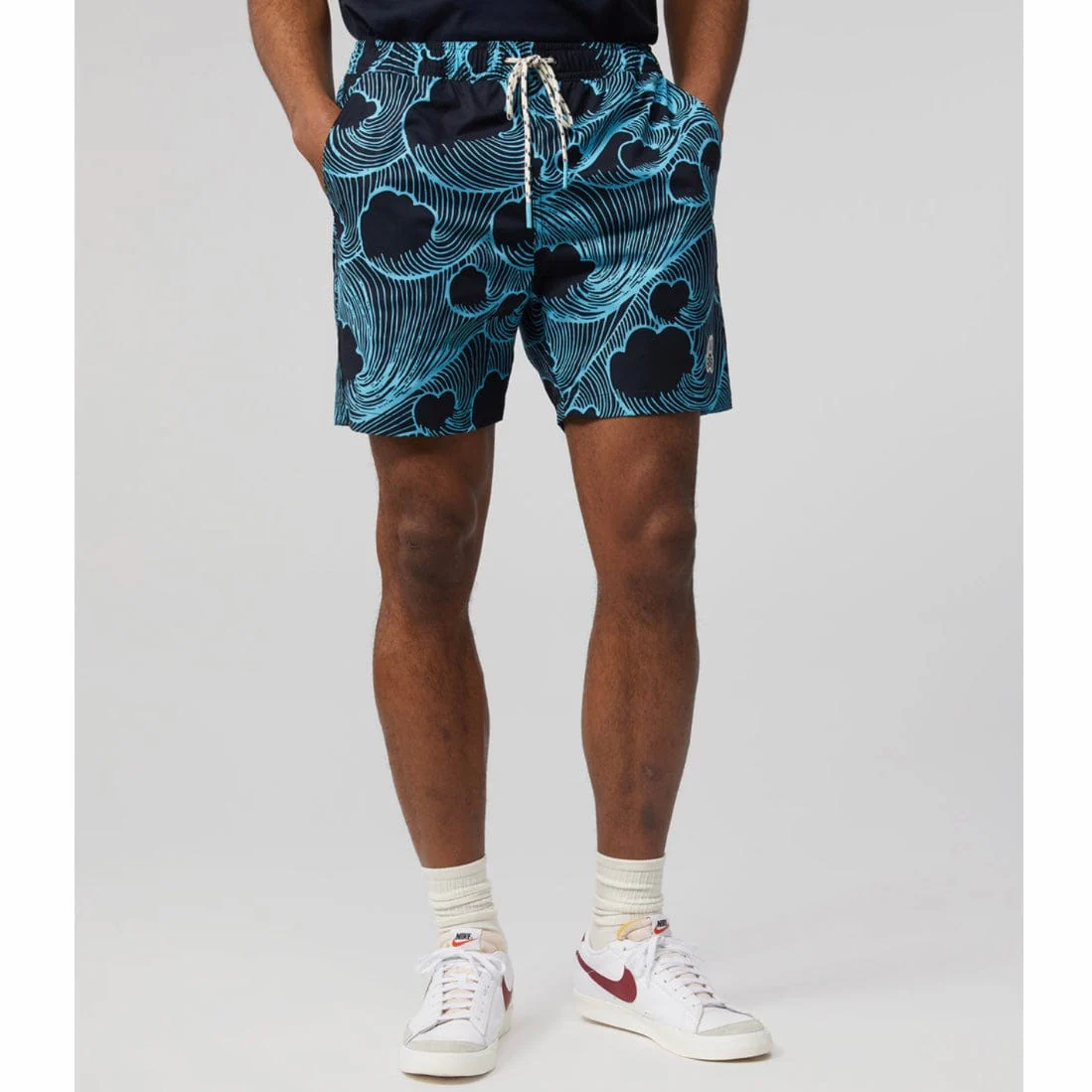 Psycho Bunny Thames Swim Shorts (Navy) B6W430T1PO