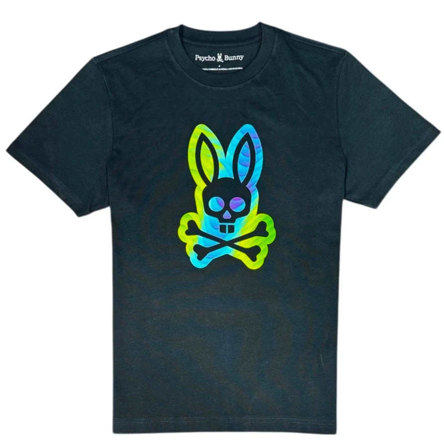 Psycho Montgomery Graphic Tee (Navy) B6U948Y1PC