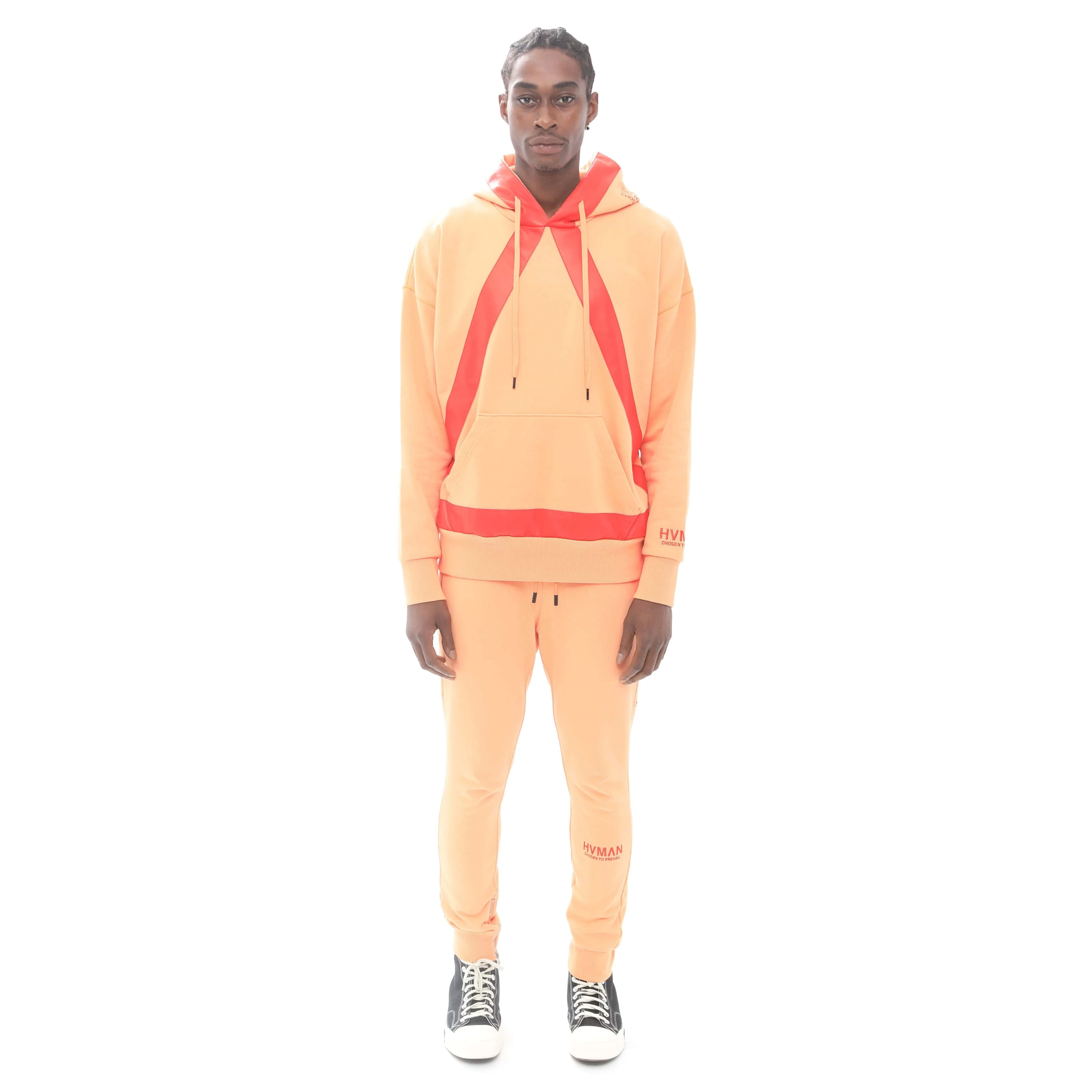 PULLOVER SWEATSHIRT IN APRICOT - Image 2
