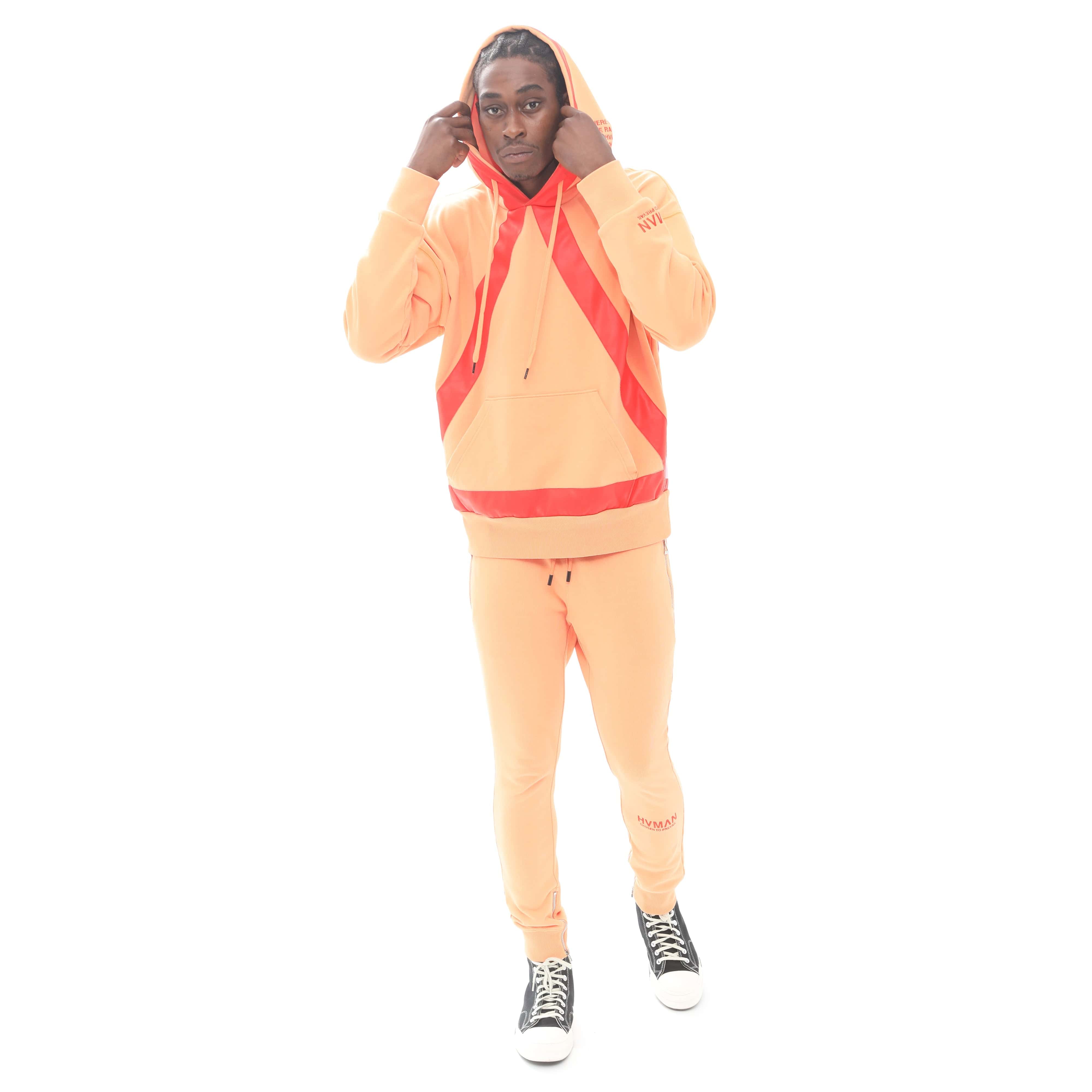 PULLOVER SWEATSHIRT IN APRICOT - Image 3