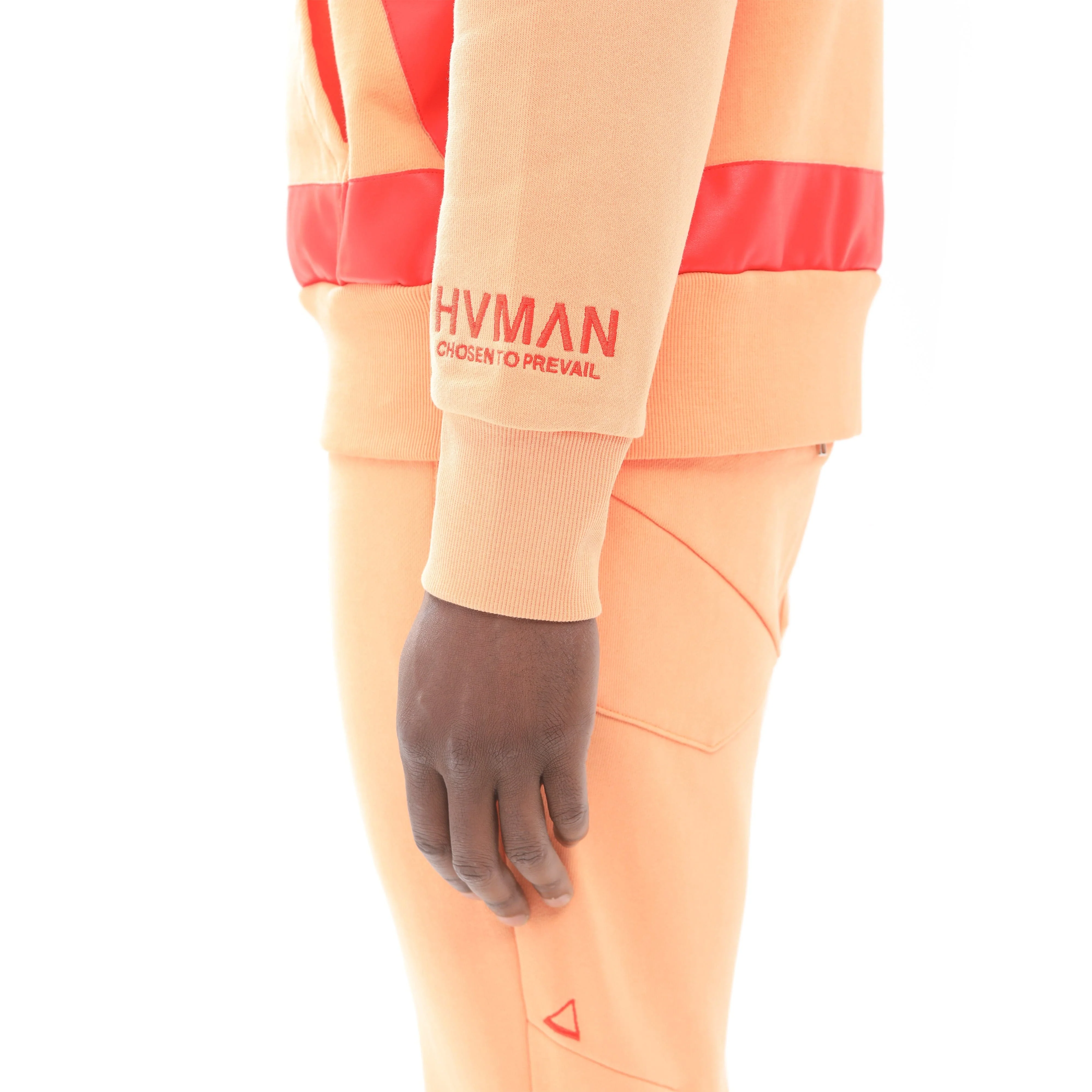 PULLOVER SWEATSHIRT IN APRICOT - Image 7