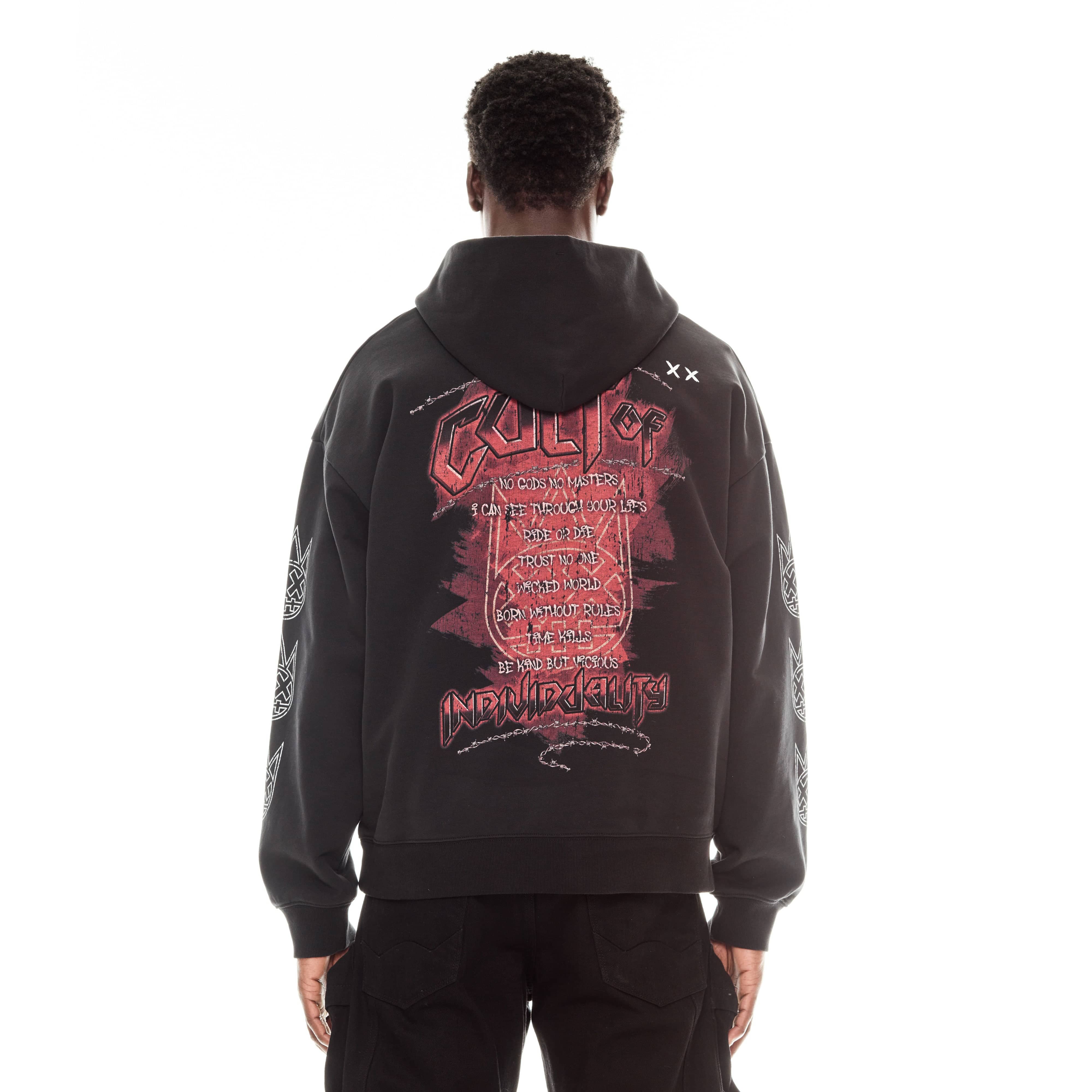 PULLOVER SWEATSHIRT IN BLACK - Image 5