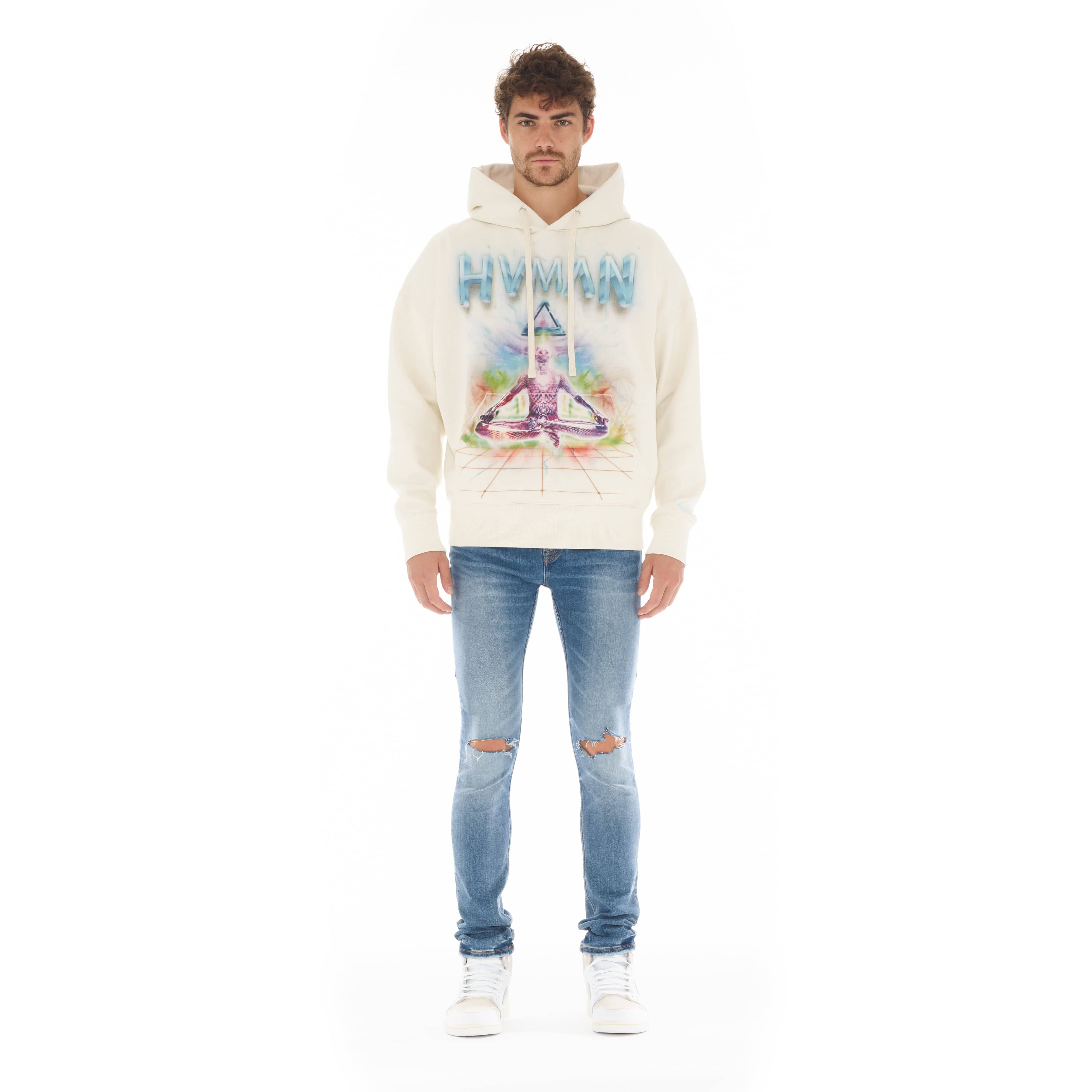 PULLOVER SWEATSHIRT IN CLOUD - Image 2