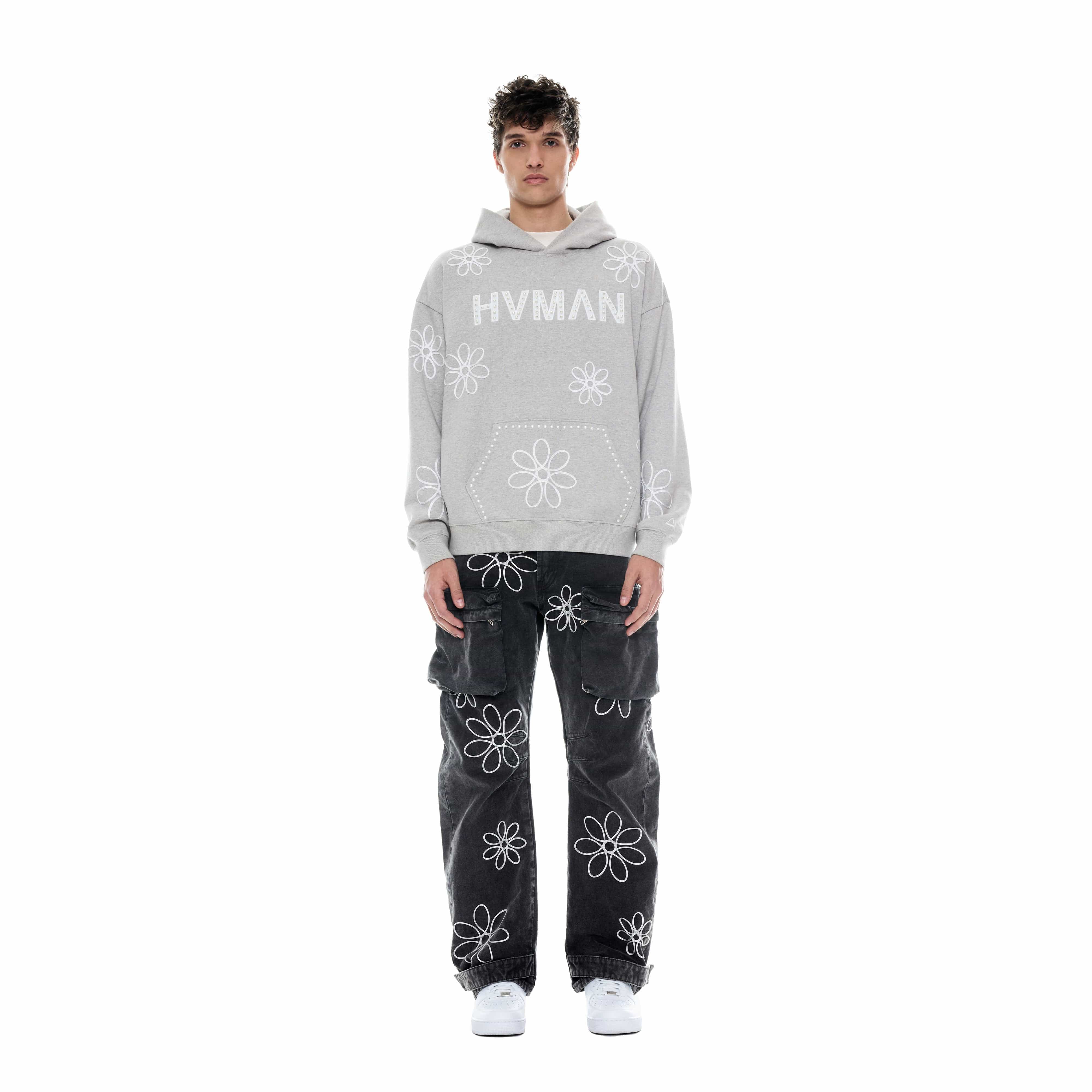 PULLOVER SWEATSHIRT IN HEATHER GREY - Image 5