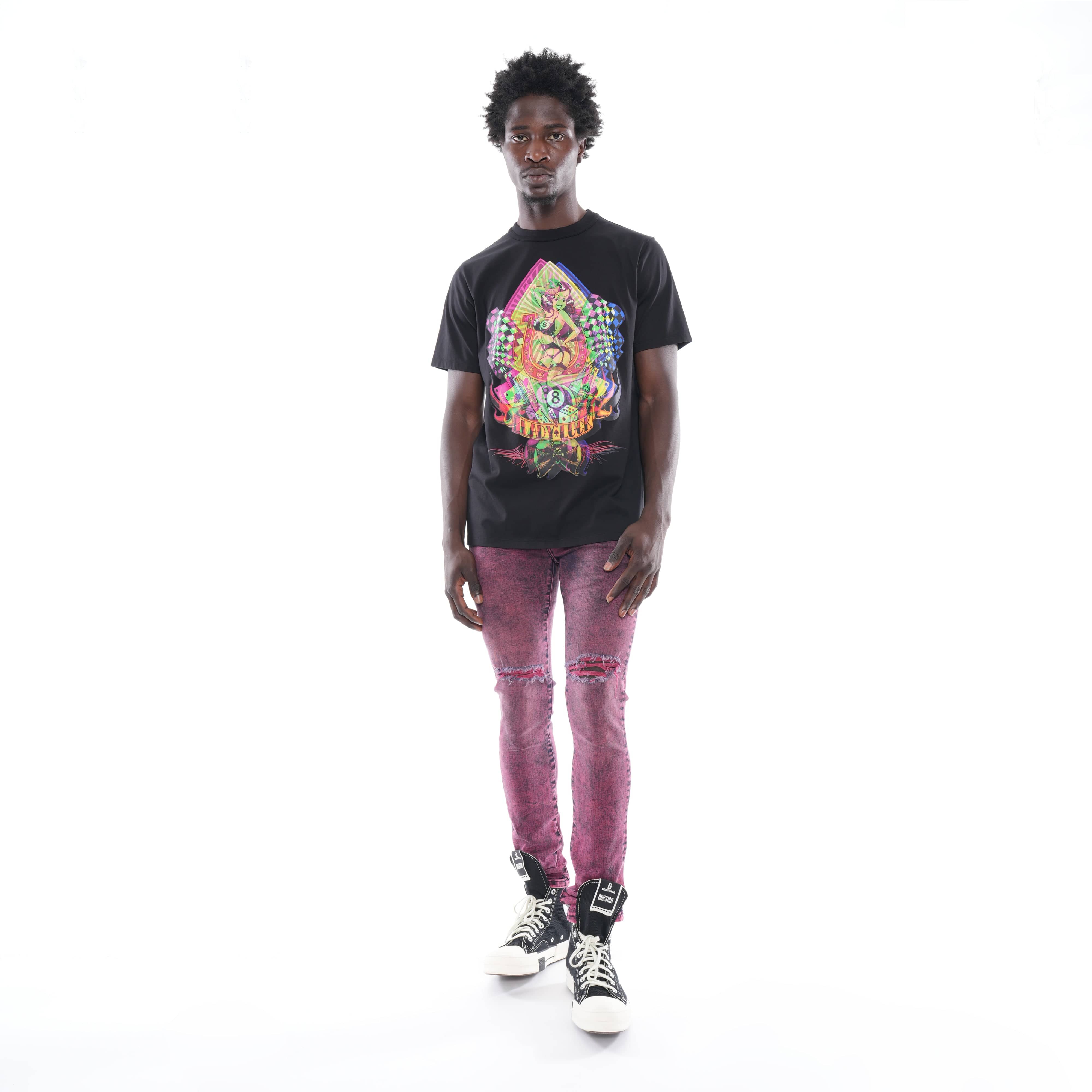 PUNK SUPER SKINNY IN RUBY RED - Image 4