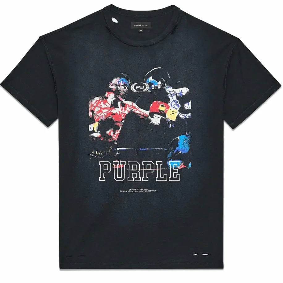 Purple Brand Fight Night Tee (Black) P101-JFNB324 - Image 3