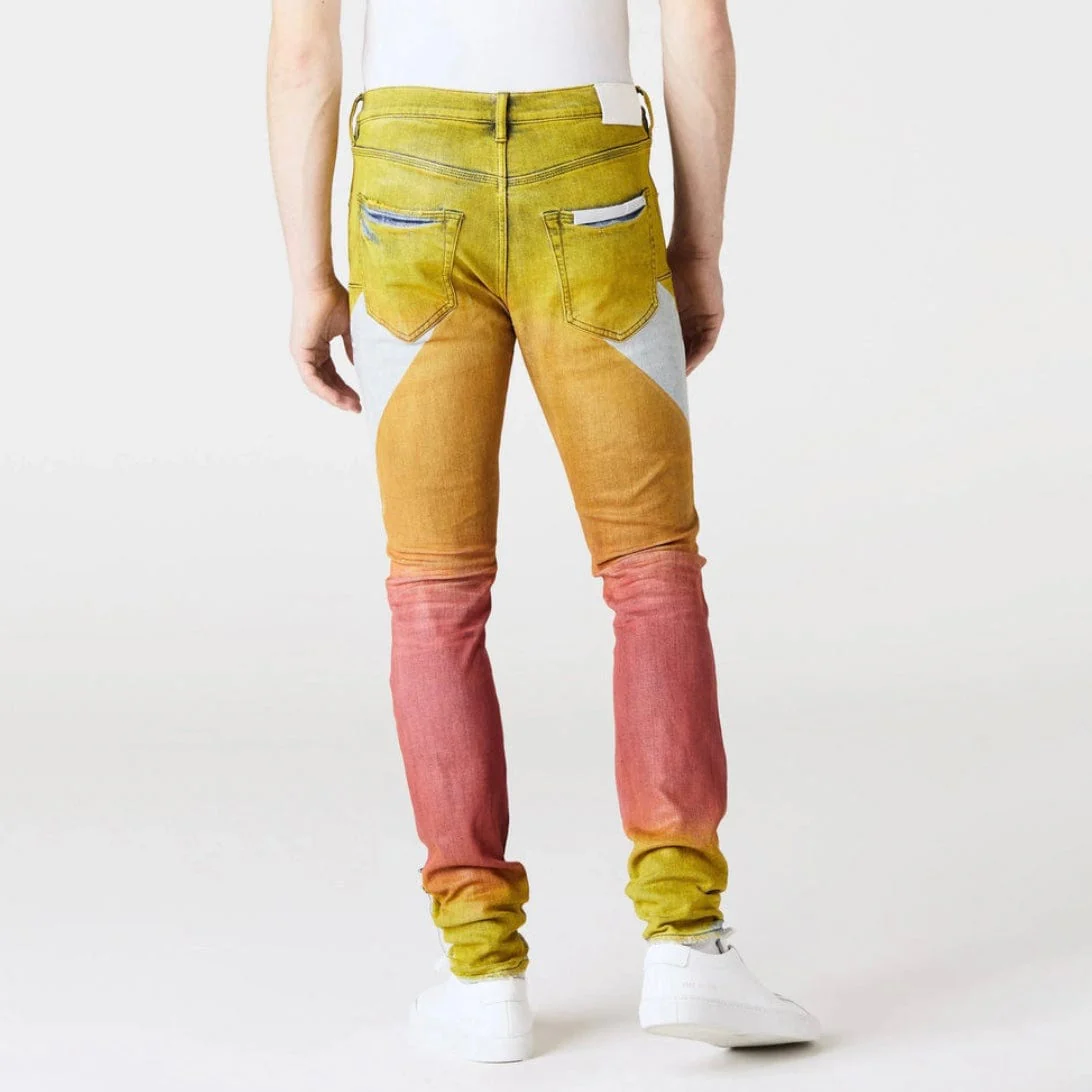 Purple Brand Multi Bright Color Coated Diagonal Jean (Multi) P001-LMCD223 - Image 2