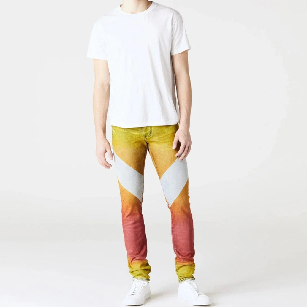 Purple Brand Multi Bright Color Coated Diagonal Jean (Multi) P001-LMCD223 - Image 3