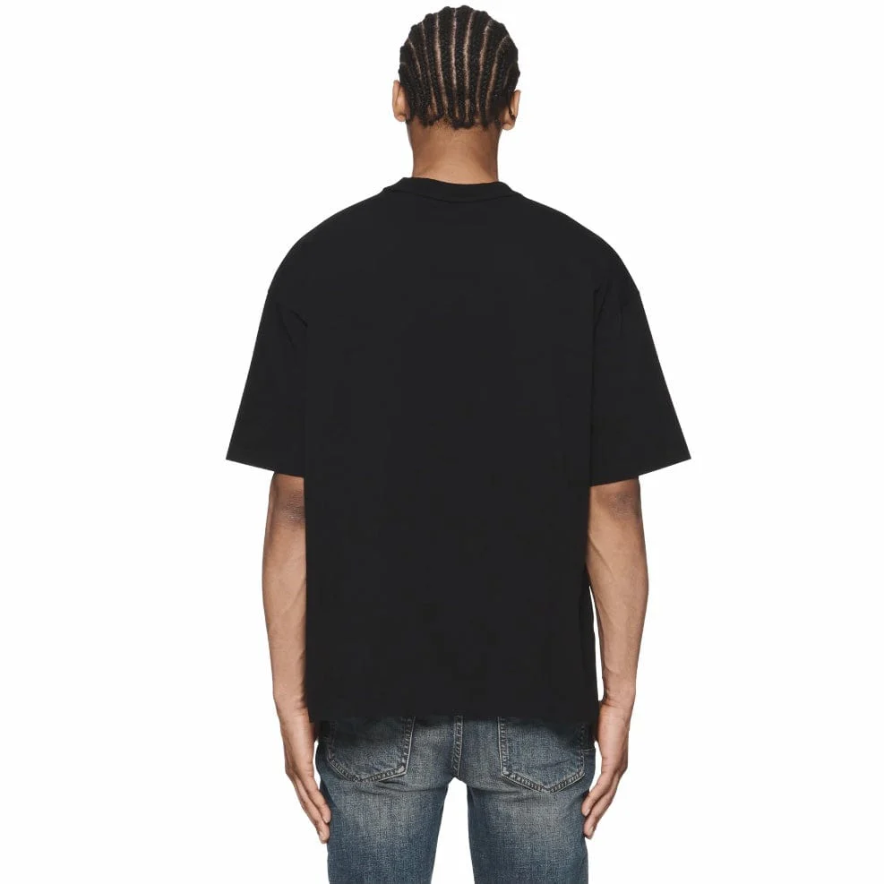 Purple Brand Oversized SS Crystal Black Beauty Tee (Black) P123-MMBB224 - Image 2