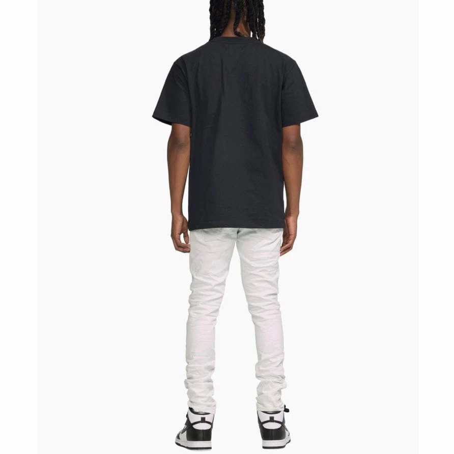 Purple Brand Playback Flock Black Beauty Heavy Jersey SS Tee (Black) - Image 4