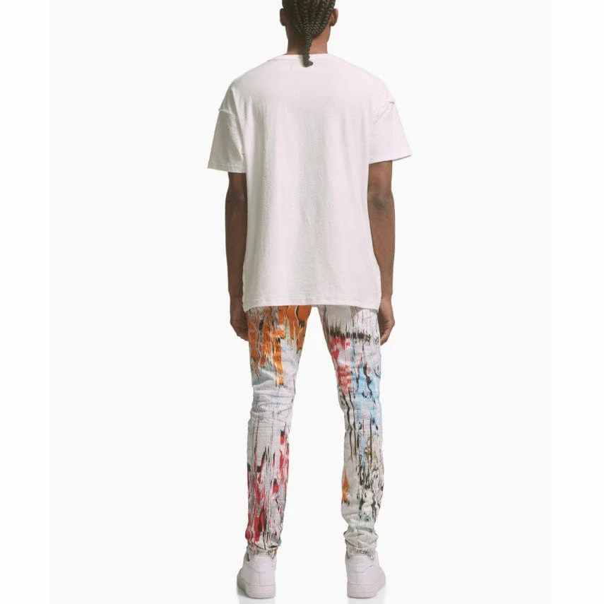 Purple Brand Puff Drip T Shirt (White) P101-JWDT223 - Image 4