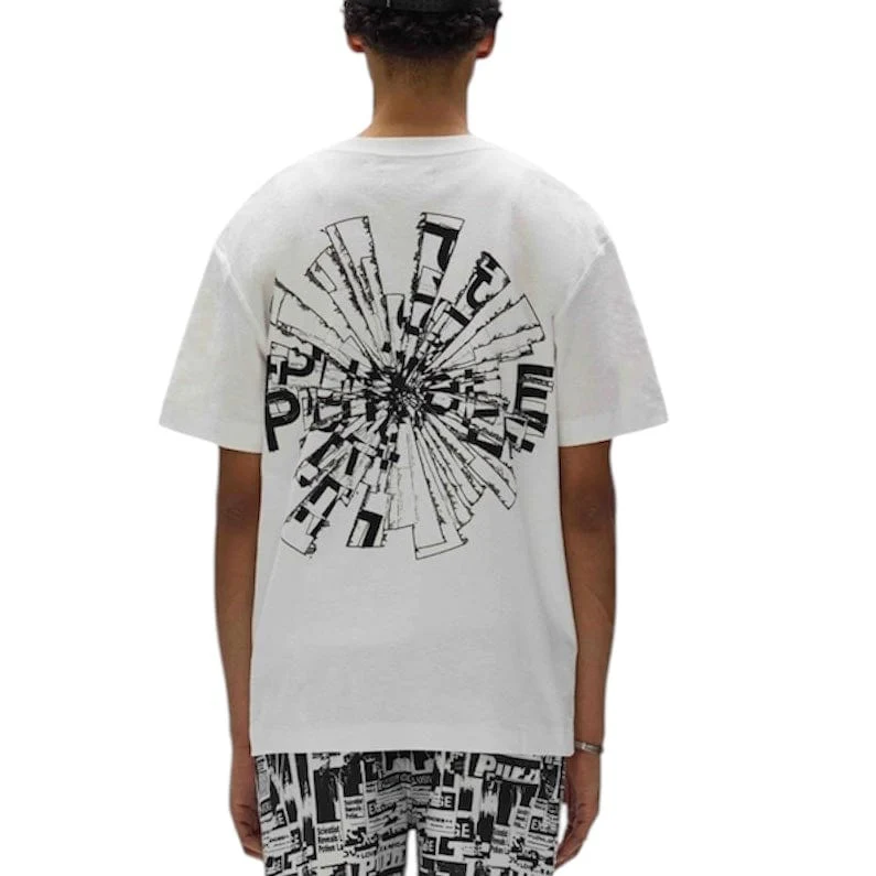 Purple Brand Shattered Tee (Brilliant White) P104-JWSH225 - Image 3