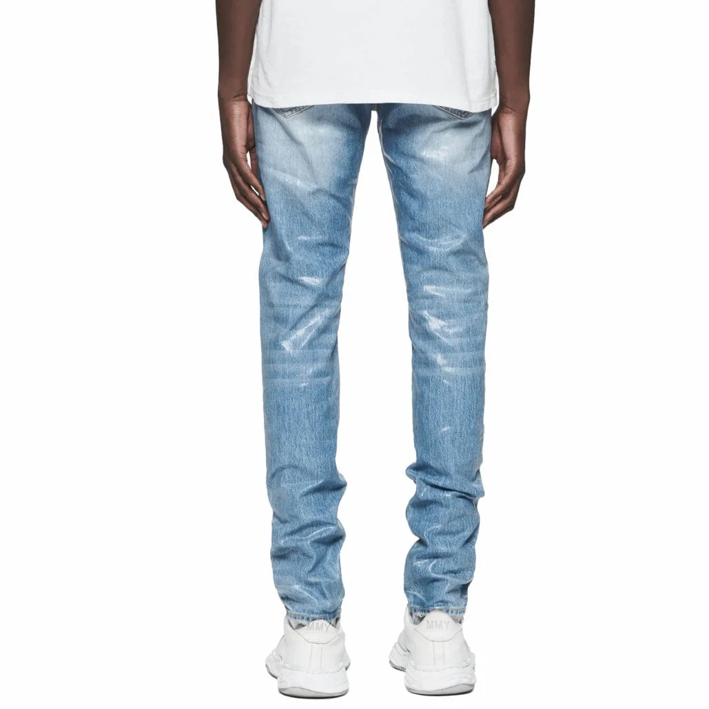 Purple Brand Skinny Coated Light Clean Denim (Lt Indigo) P001-SKCI324 - Image 2