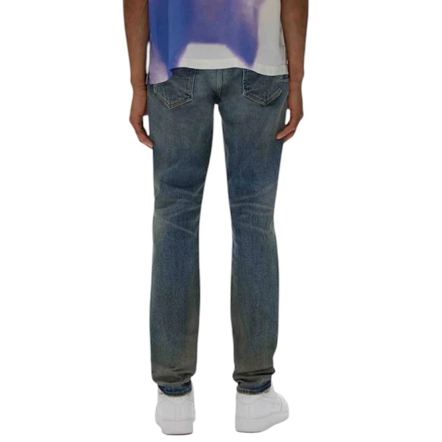 Purple Brand Skinny Cracked Bronze Denim (Dk Indigo) P001-SYCB225 - Image 4