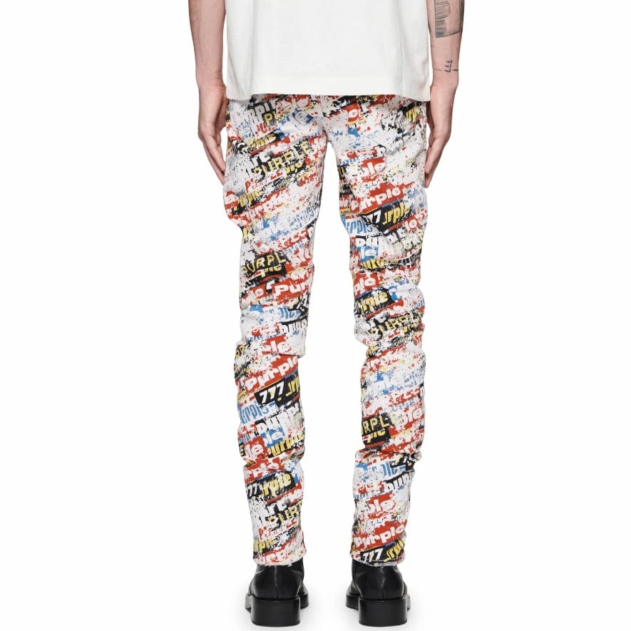 Purple Brand Stickers Denim (All Over Paint) P001-STMC423 - Image 2