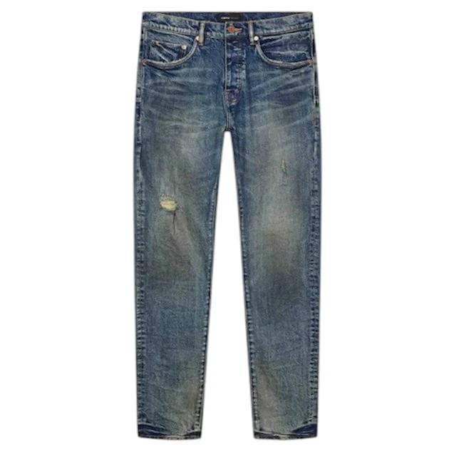 Purple Brand Vintage Mechanic Dirty Denim (Mid Indigo) P001-MDMD225 - Image 4