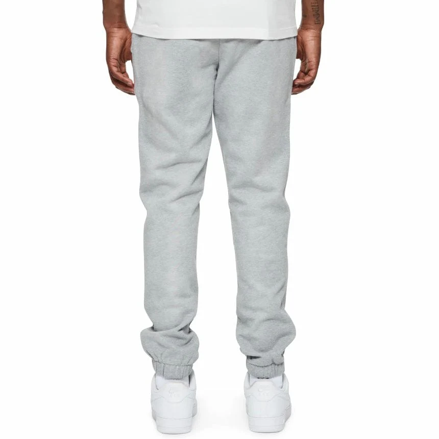 Purple Brand Wordmark Drip Sweatpants (Heather Grey) P450-FHGW124 - Image 3