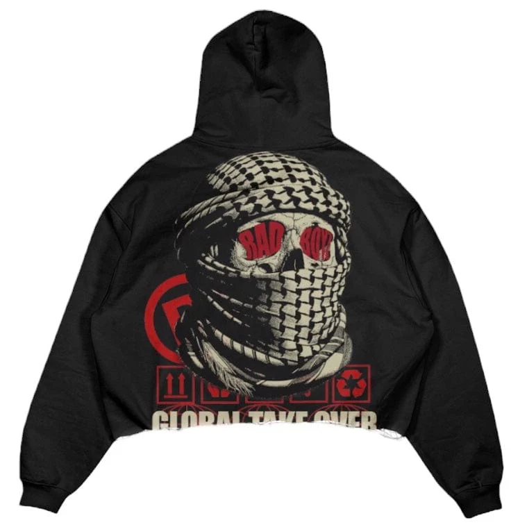 Rad Boys Global Takeover Hoodie (Black) RB-KT-160 - Image 2