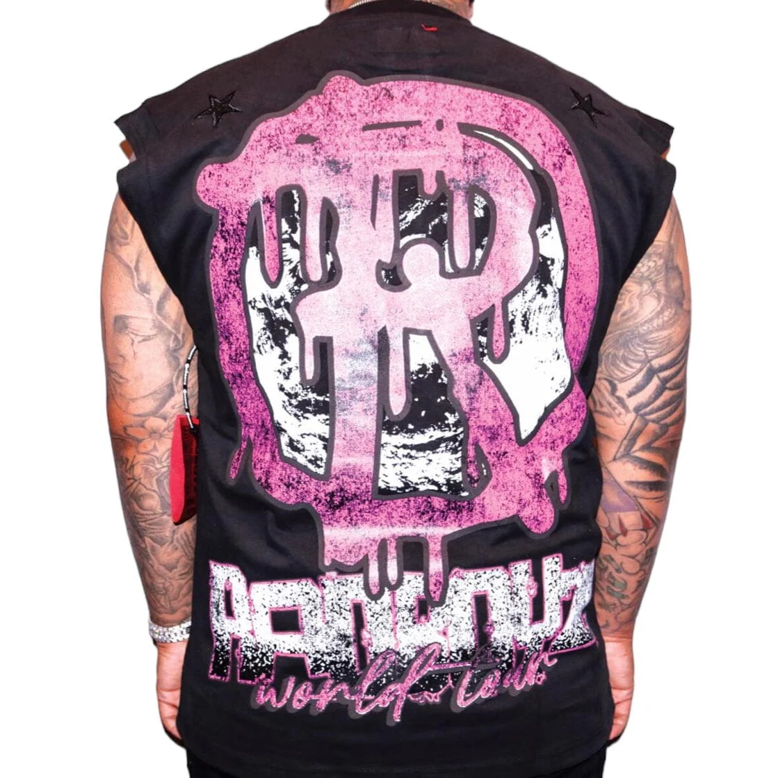 Rad Boyz World Tour Sleeveless Tee (Black) RB-KT-054 - Image 2