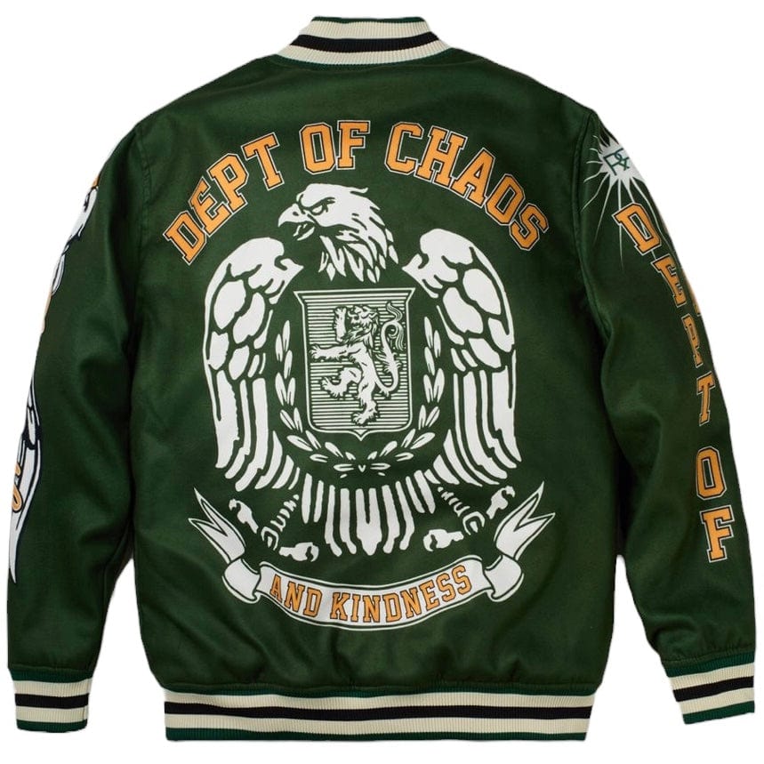 Reason Brand Dept Of Chaos Varsity Jacket (Green) OWG-18 - Image 2