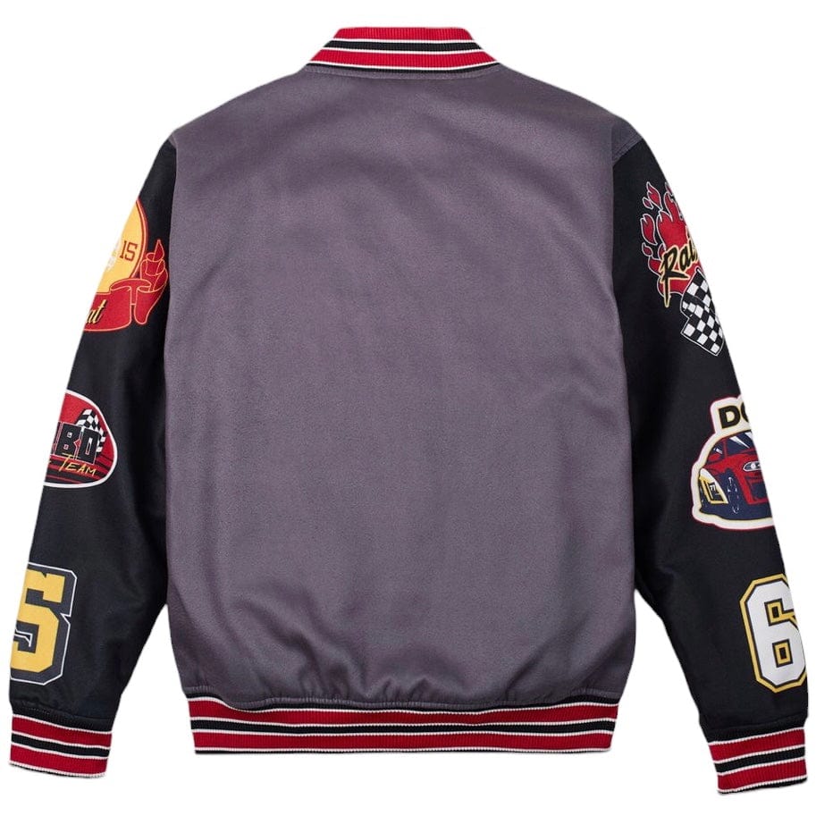 Reason Brand Dodge Hellcat Varsity Jacket (Grey) DG-93 - Image 2
