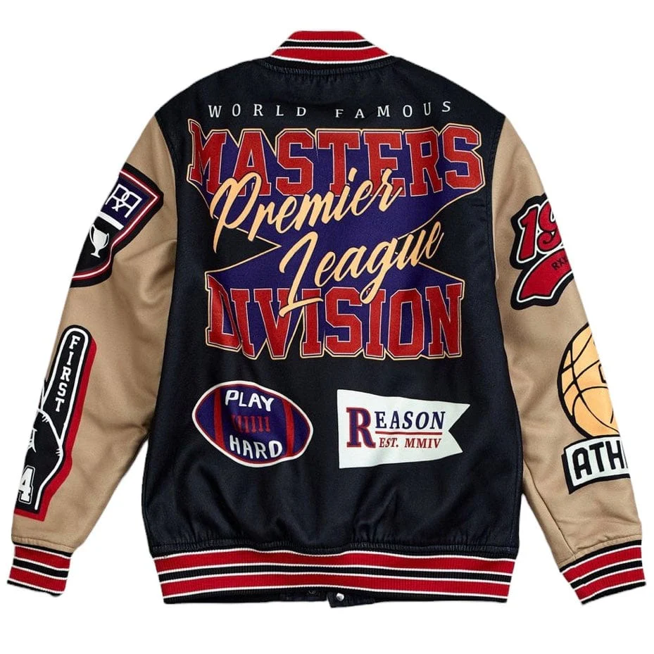 Reason Brand Master Division Varsity Jacket (Black) OWG-20 - Image 2