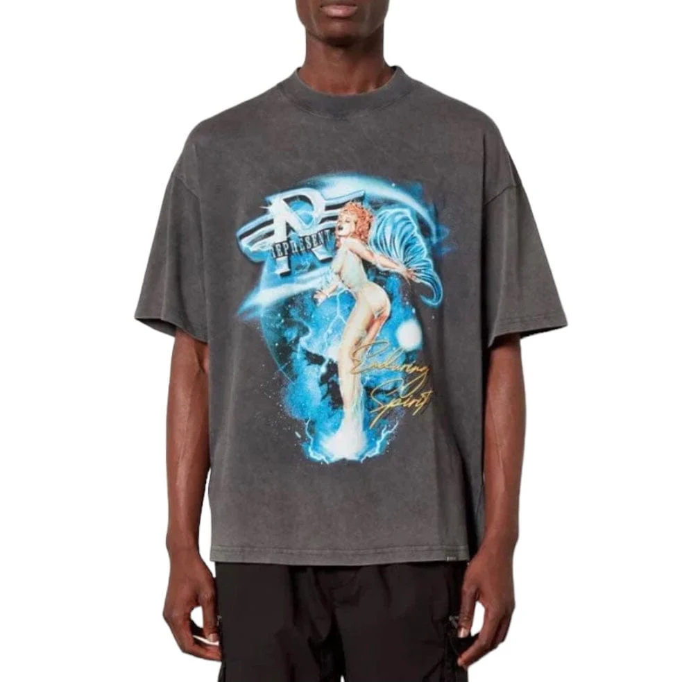 Represent Enduring Spirit T Shirt (Vintage Grey) MT4020-20 - Image 2
